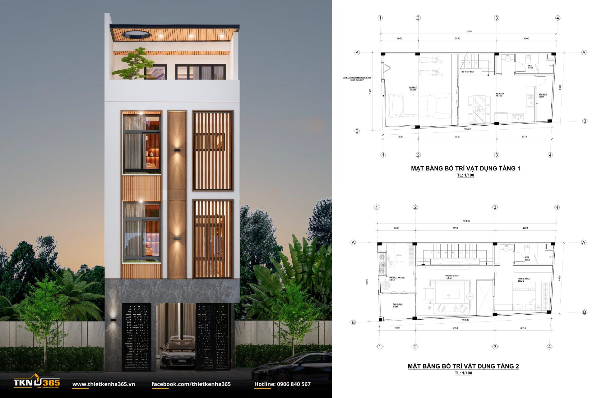 Hoàn thiện bản vẽ 3D