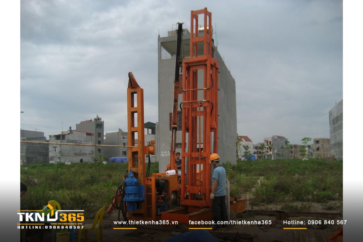 Ép cọc neo cho nhà dân, nhà phố