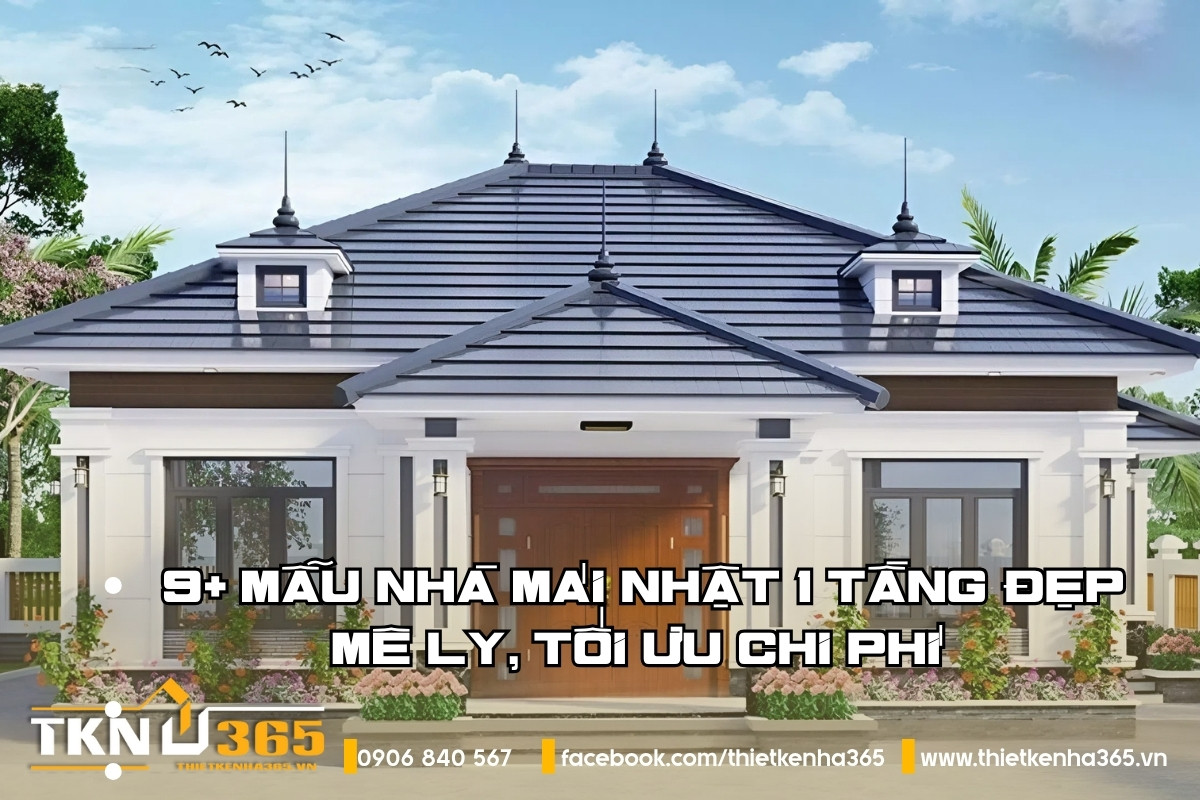 Mẫu nhà mái nhật 2 tầng đẹp