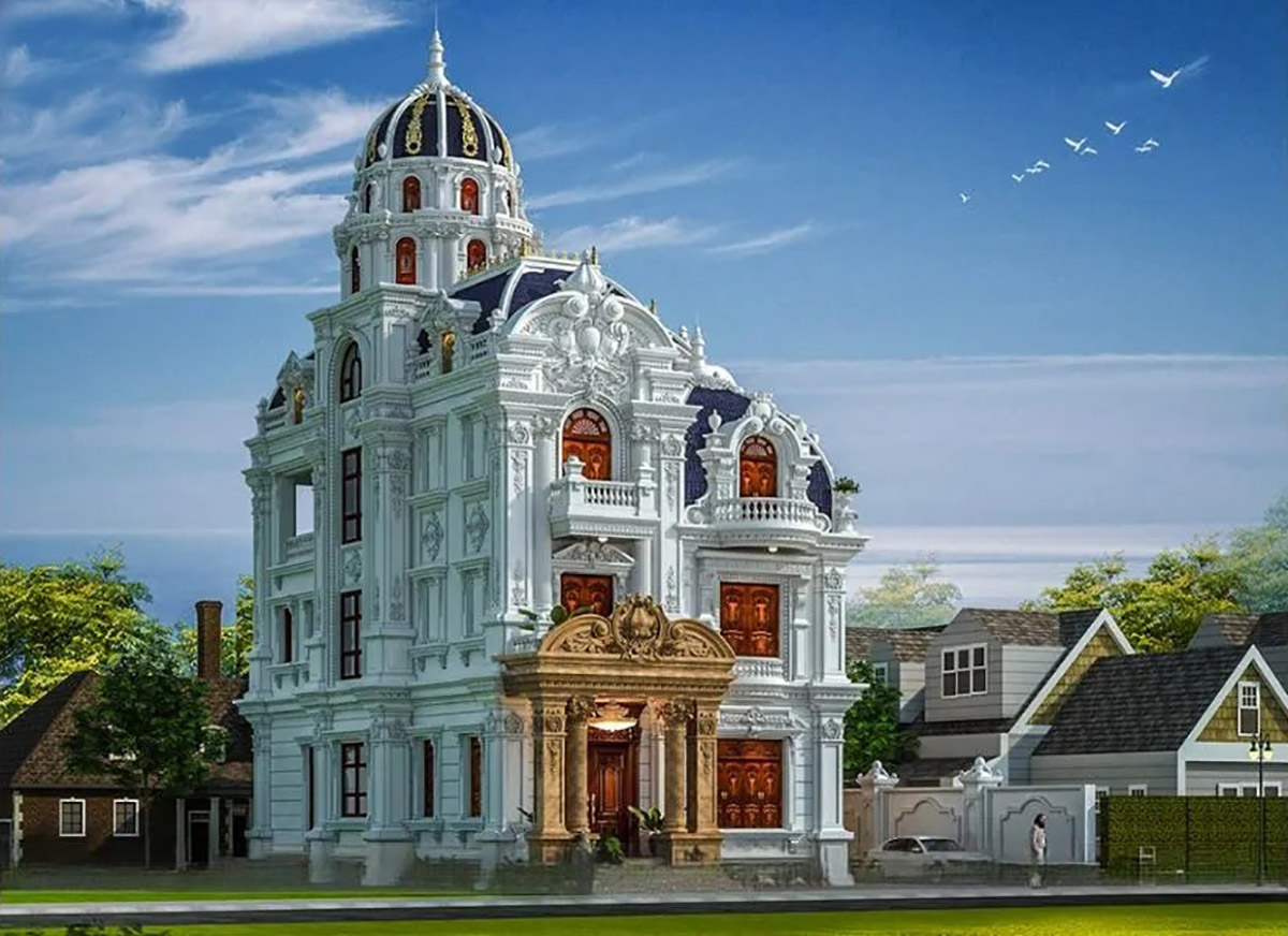 Ngôi biệt thự lâu đài diễm lệ