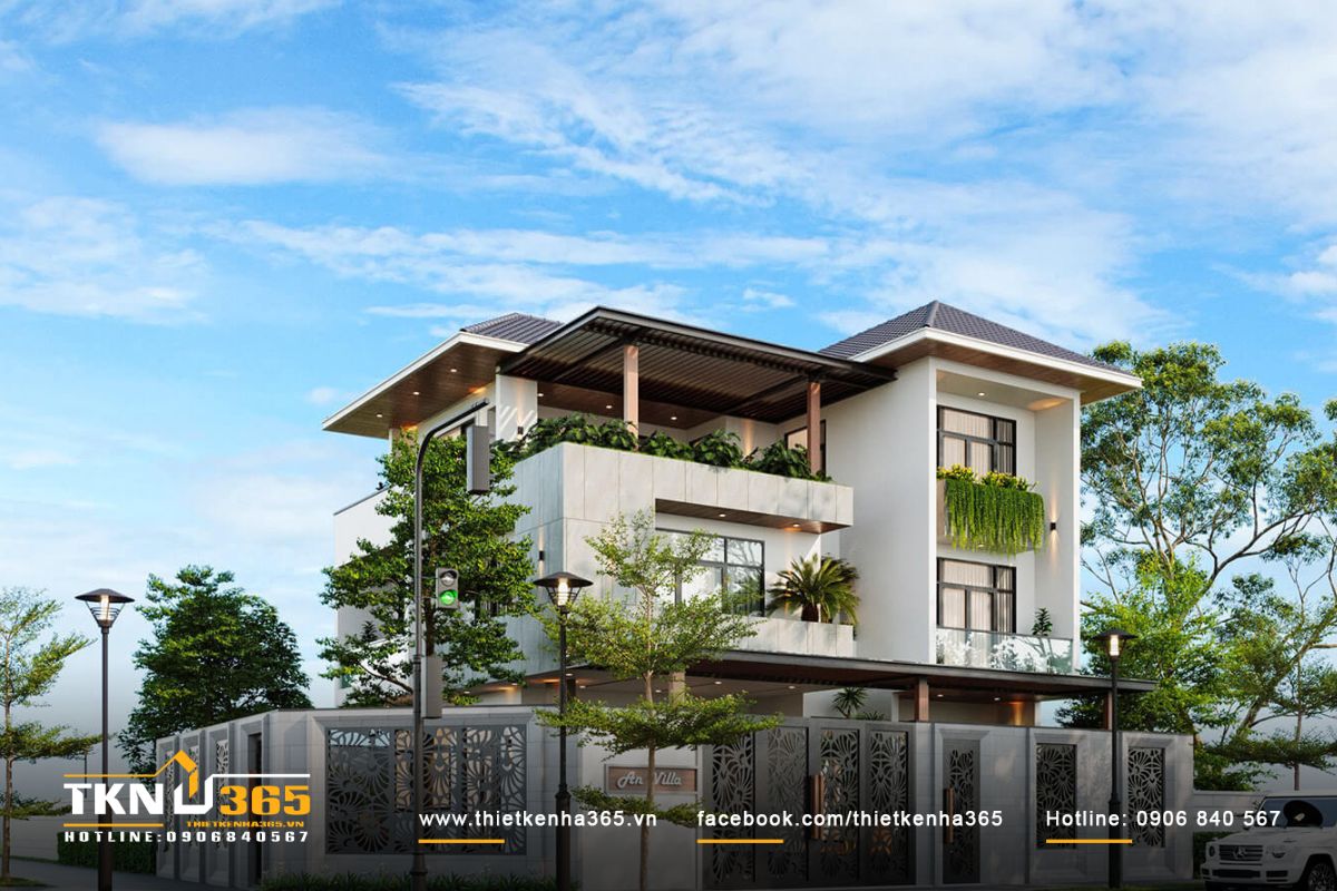 Yếu tố phong thủy khi thiết kế biệt thự 3 tầng ảnh hưởng tới gia chủ