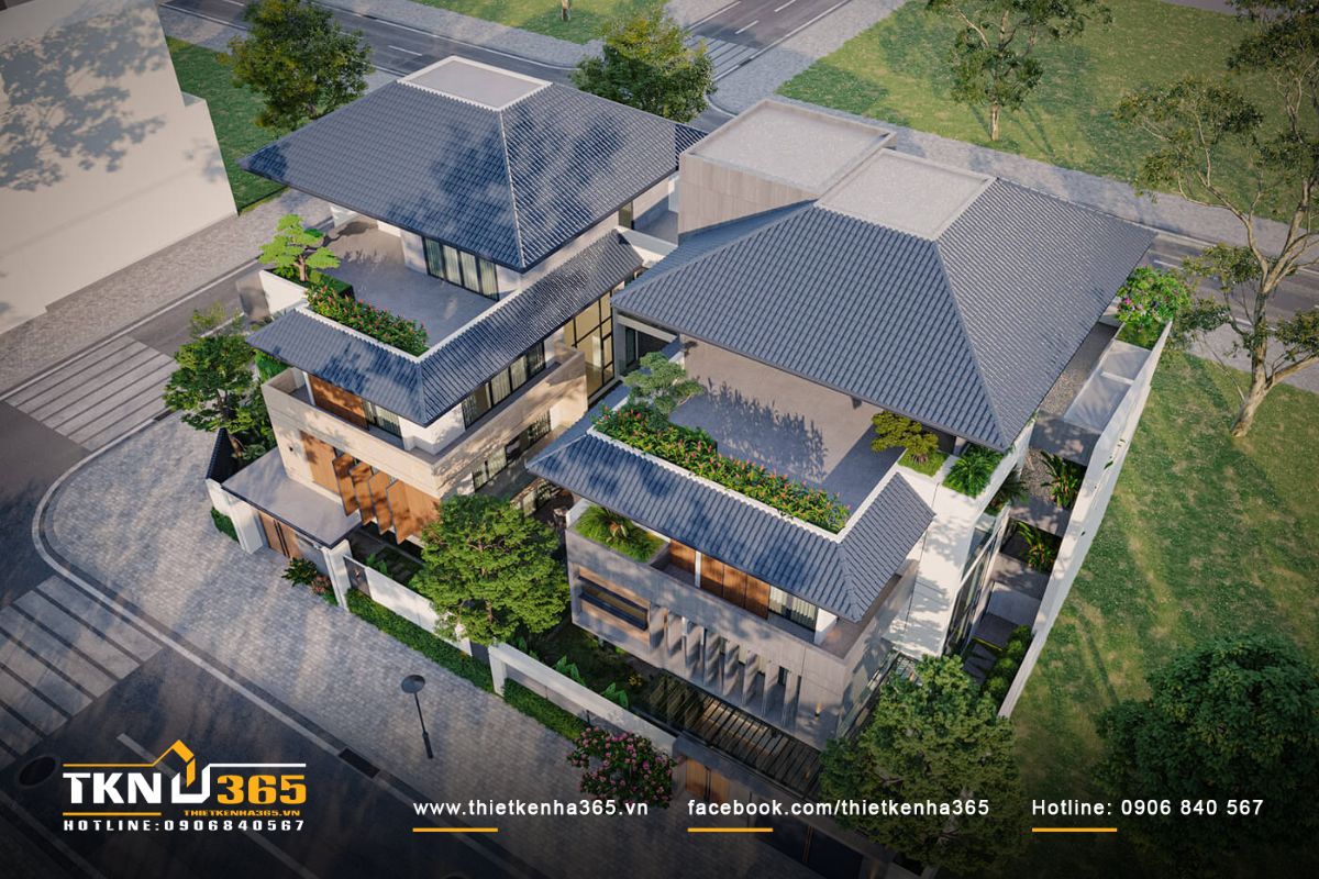 Thiết kế phong cách biệt thự 3 tầng phù hợp với nhu cầu sử dụng