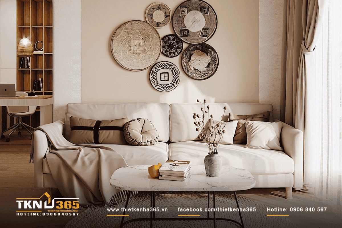 Sofa &ecirc;m &aacute;i c&ugrave;ng b&agrave;n tr&agrave; thiết kế hiện đại, mang đến vẻ đẹp sang trọng cho ph&ograve;ng kh&aacute;ch