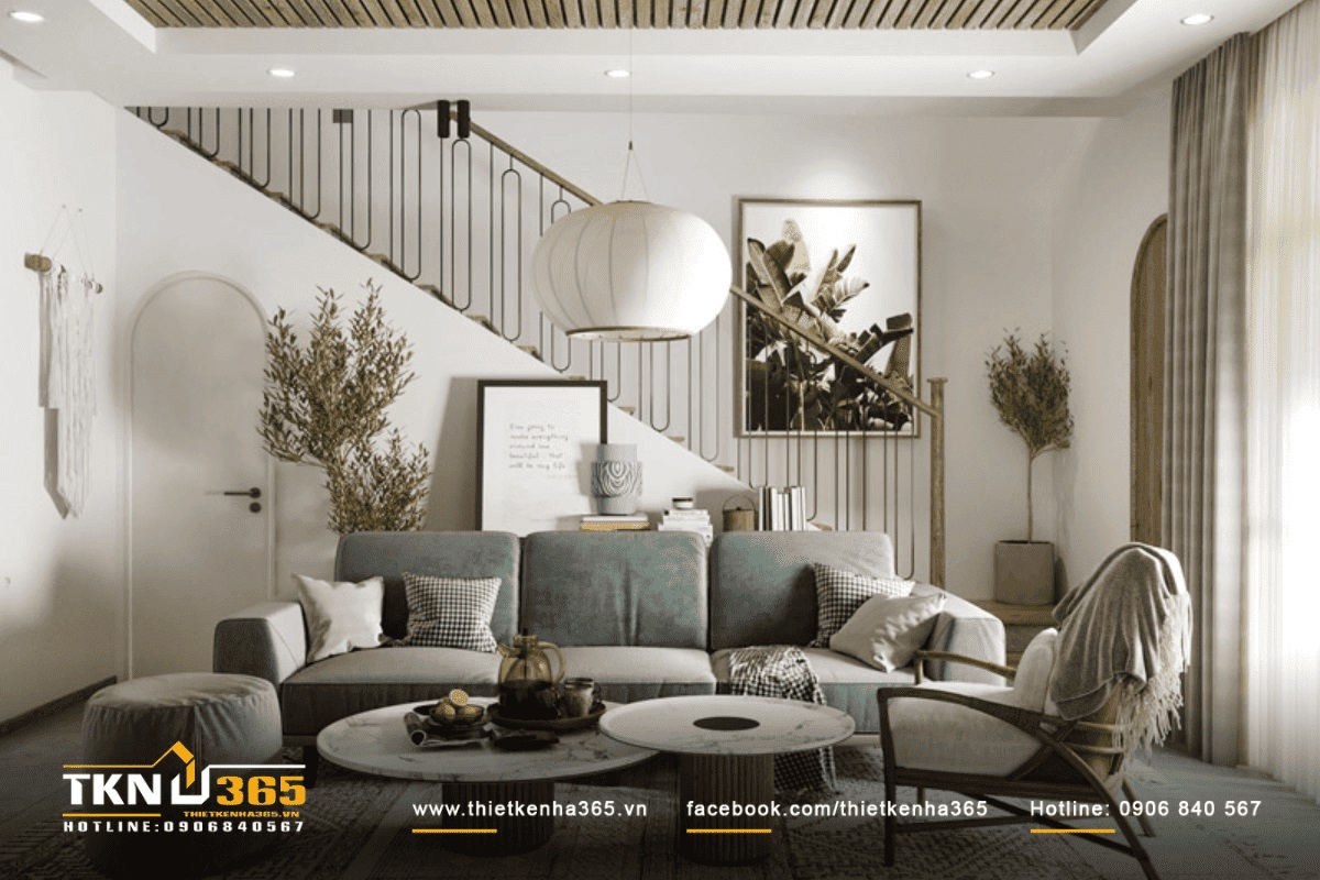 Phong c&aacute;ch nội thất Vintage nh&agrave; phố 2 tầng mang lại cảm gi&aacute;c ho&agrave;i cổ, l&atilde;ng mạn