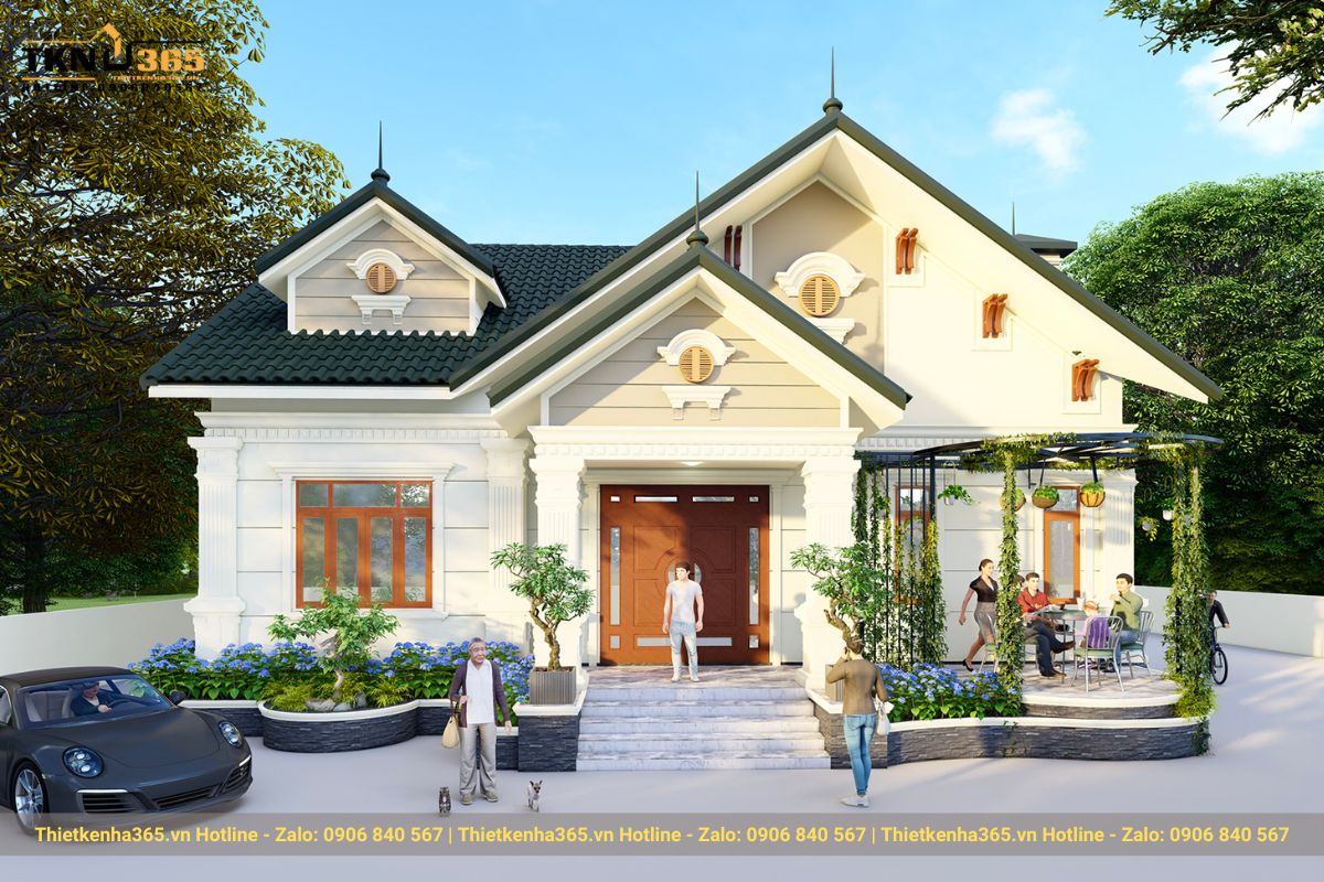 Gia đ&igrave;nh tụ tập v&agrave; gần gũi nhau hơn khi c&oacute; kh&ocirc;ng gian chỗ ngồi b&ecirc;n ngo&agrave;i s&acirc;n vườn