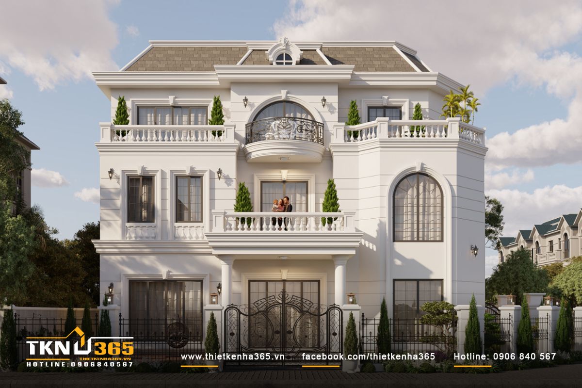 Biệt thự s&acirc;n vườn 300m2 cổ điện mang vẻ đẹp đẳng cấp, cao sang