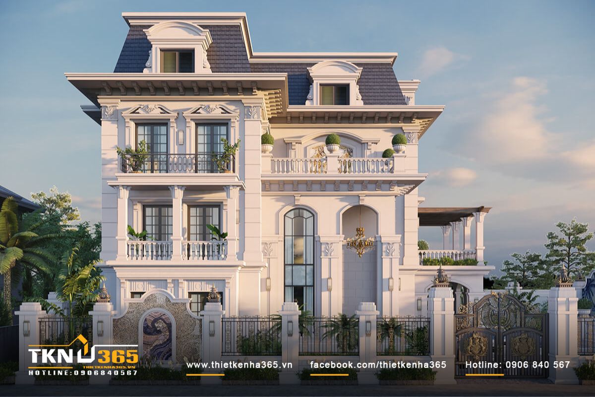 Diện tích 400m2 có thể xây nhiều loại biệt thự khác nhau