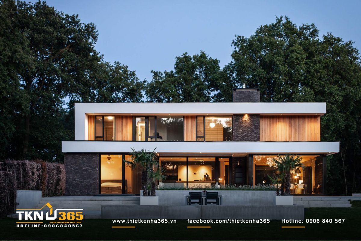 Mẫu nhà biệt thự 6 phòng ngủ có thể biến đổi đa dạng các phong cách thiết kế