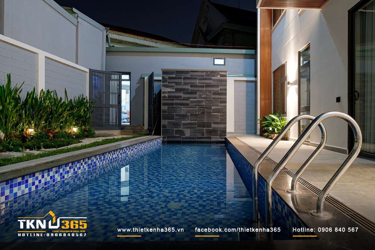 Thiết kế biệt thự hiện đại có bể bơi trong nhà đang là xu hướng thịnh hành