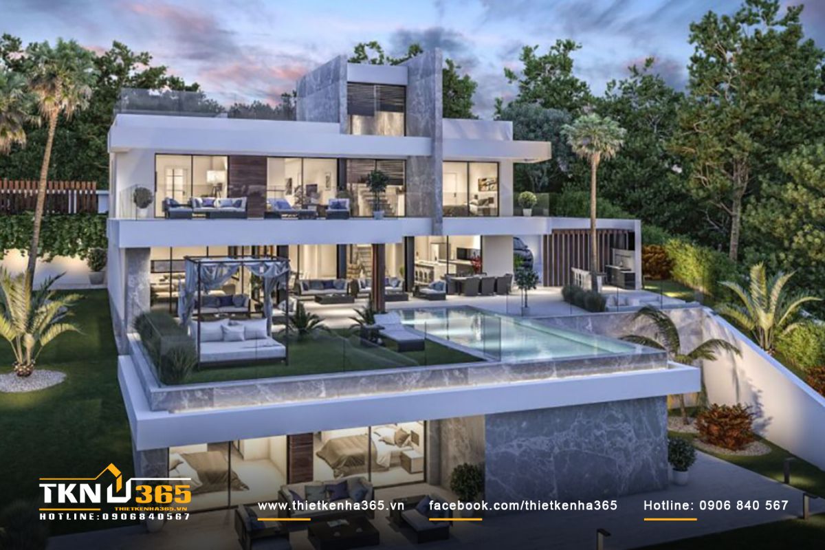 Xung quanh bể bơi tràn vô cùng có sắp xếp thêm bàn ghế để mọi người thư giãn, nghỉ ngơi