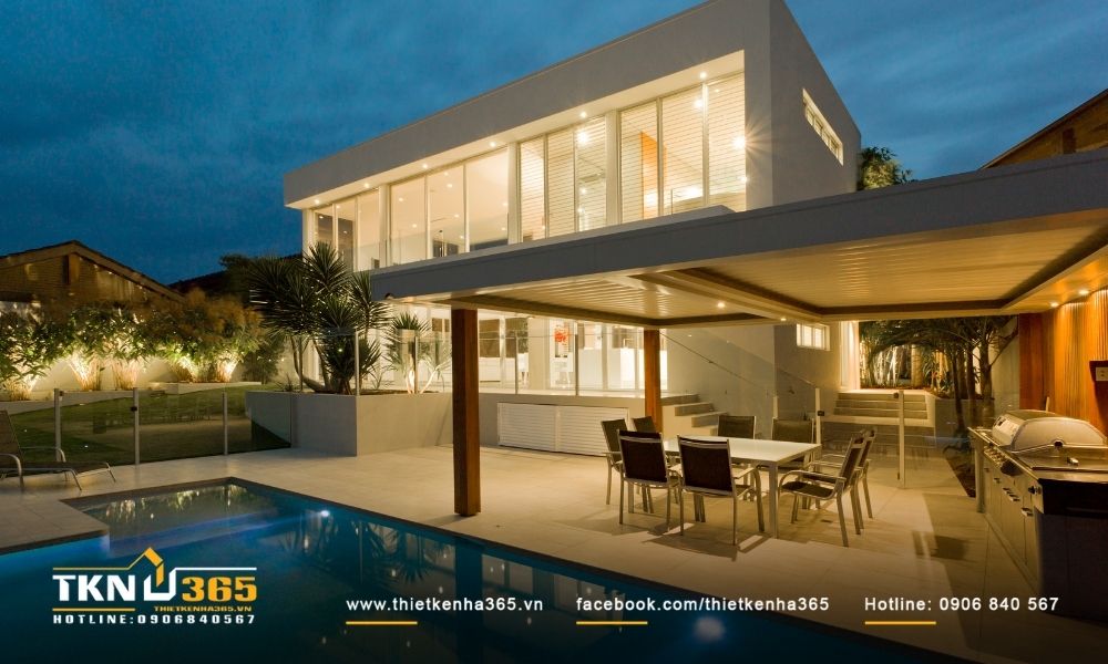 Thiết kế biệt thự nghỉ dưỡng được nhiều người yêu thích vì vừa có thể ở, có thể kinh doanh