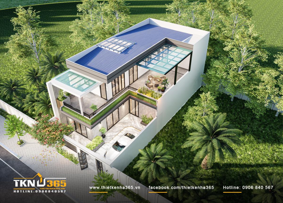 thiết kế nhà 2 tầng 1