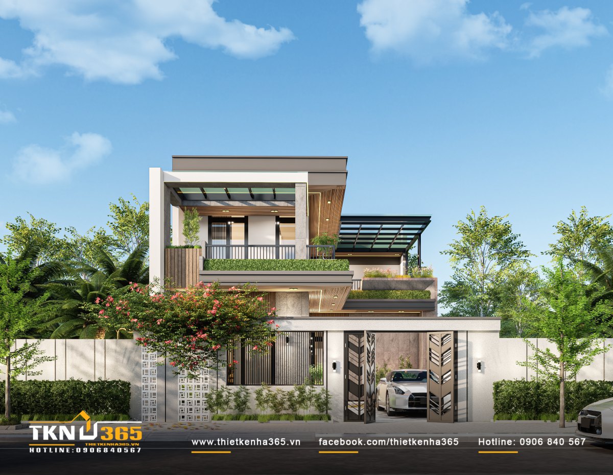 thiết kế nhà 2 tầng 2