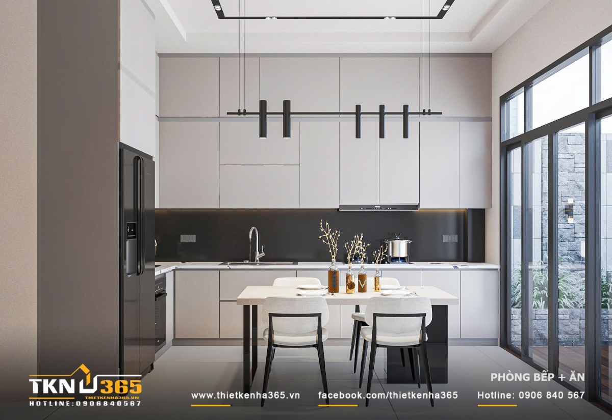 Thiết kế nhà phố 1 trệt 2 lầu 7