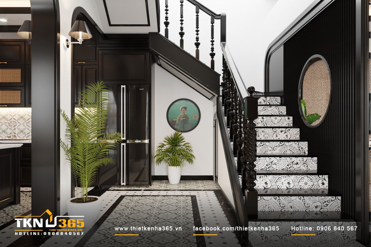 Thiết kế cầu ốp đá kết hợp với các tiểu cảnh xung quanh bắt mắt