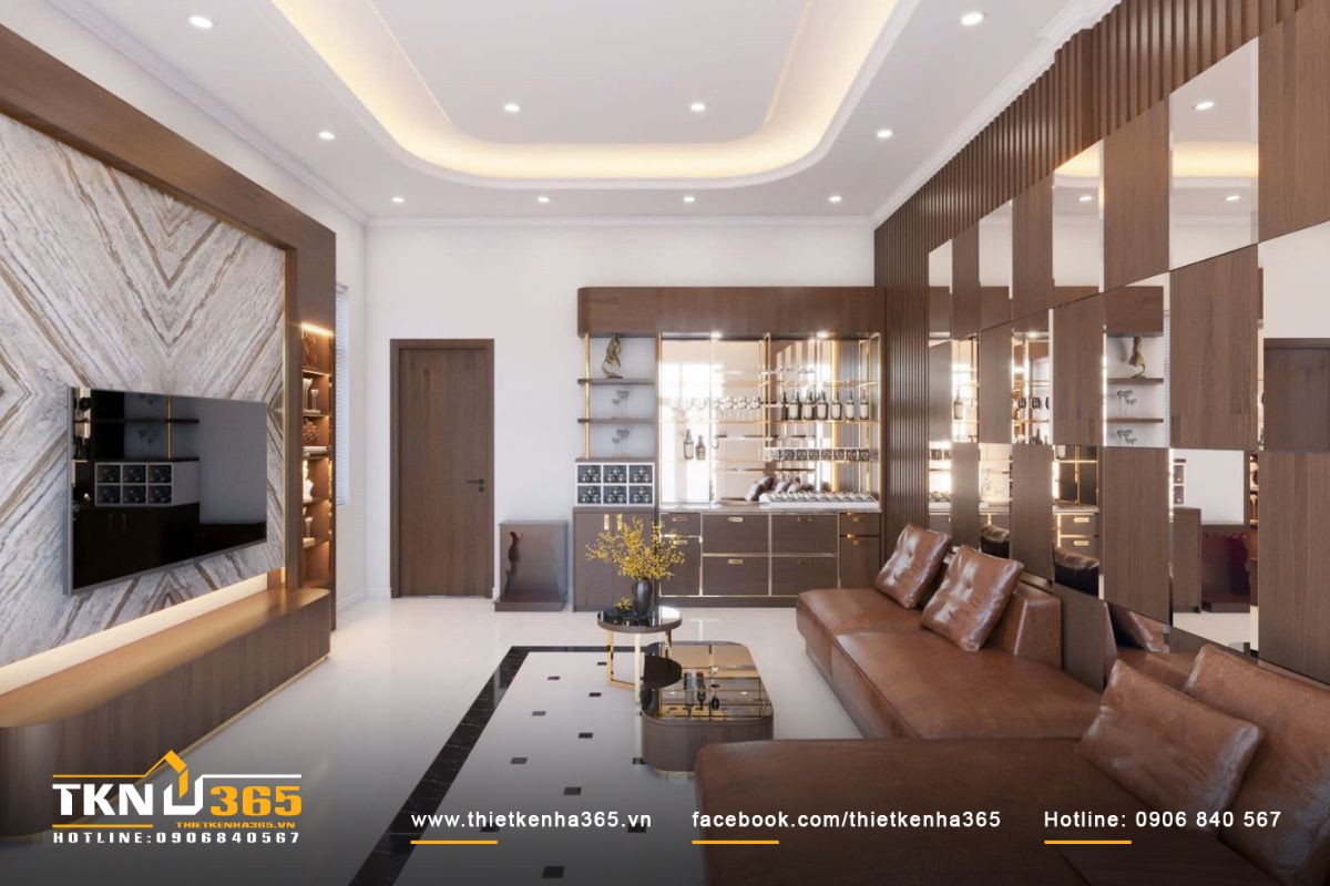 Phân chia không gian khoa học mang đến cảm giác rộng rãi, sang trọng