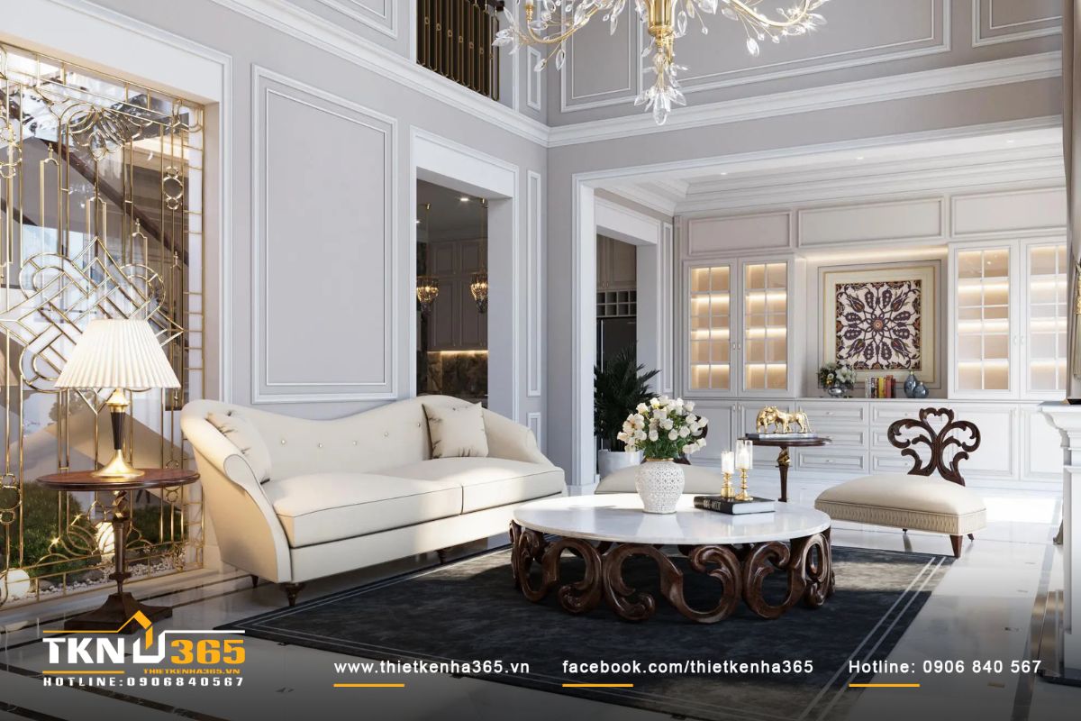 Lựa chọn màu sắc màu nội thất phổ biến như trắng, be, kem