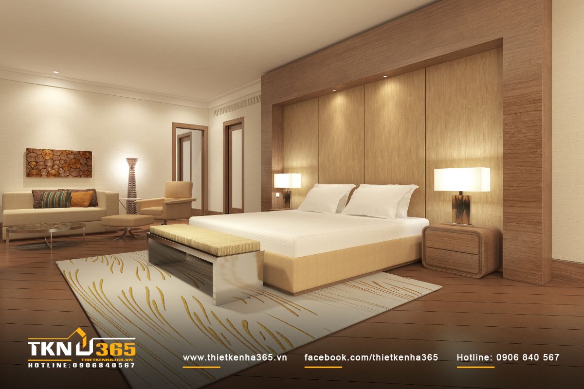 Kh&ocirc;ng gian ph&ograve;ng ngủ hiện đại