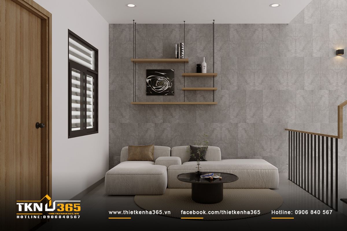 Thiết kế nội thất ph&ograve;ng sinh hoạt chung sang trọng