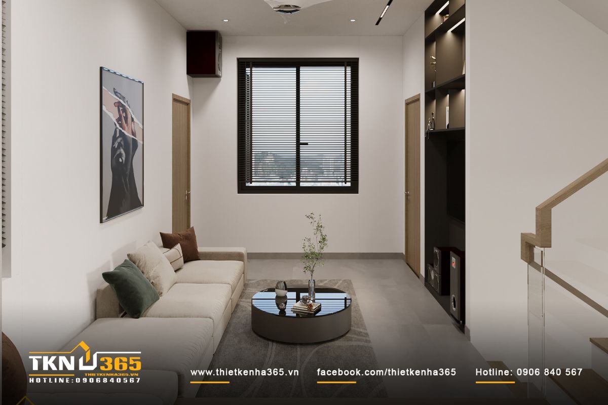 Thiết kế ph&ograve;ng sinh hoạt chung ấn tượng