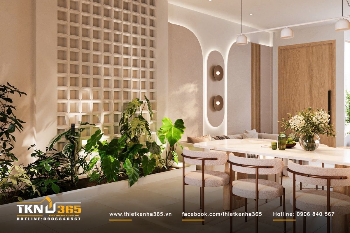 Cây xanh trong nhà mang lại cảm giác thư giản