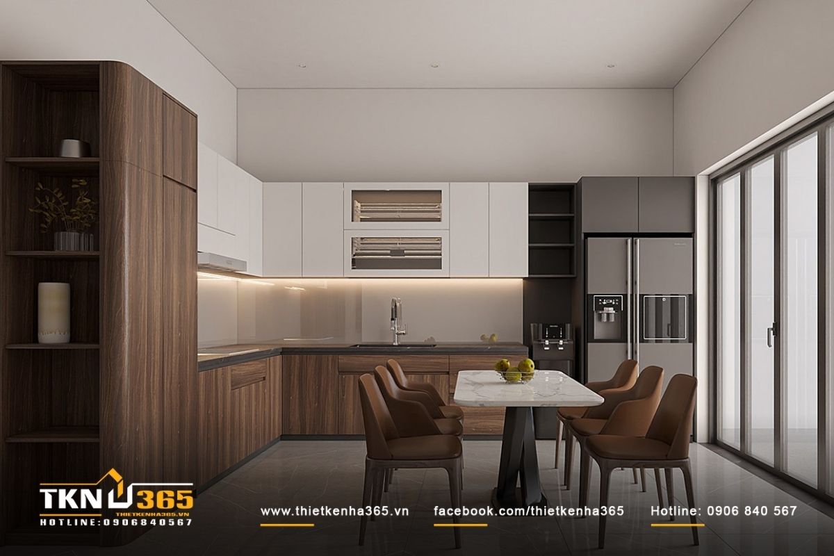 Thiết kế nội thất chất liệu gỗ thân thiện