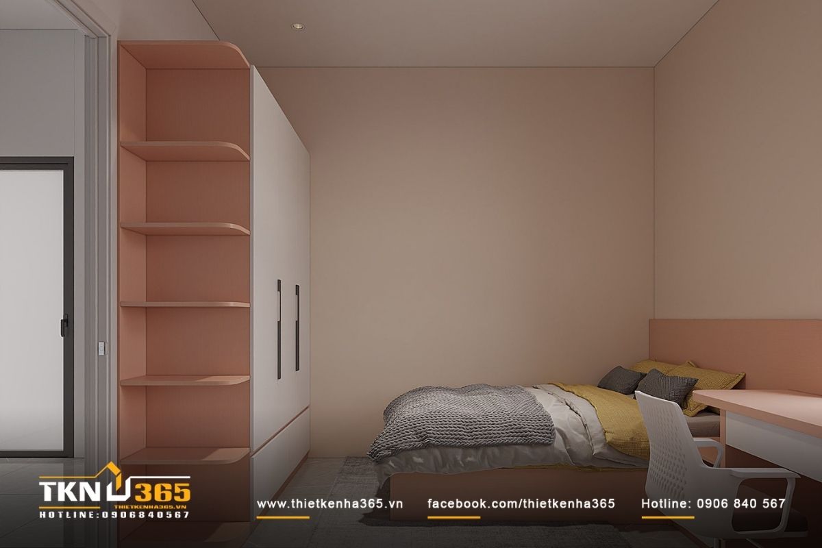 Phòng ngủ đầy đủ nội thất rộng rãi