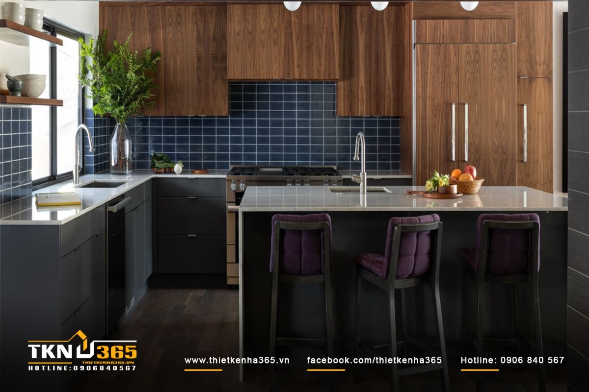 Những tone màu trầm ấm được phối hợp hài hòa tạo nên tổng thể trang nhã