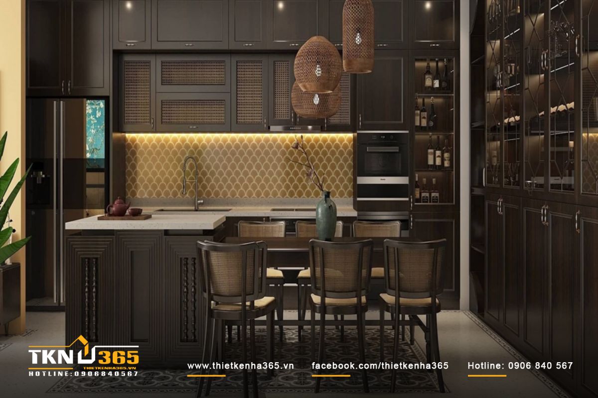 Phong cách Indochine mang cảm giác hoài cổ với kiến trúc đơn giản, tinh tế