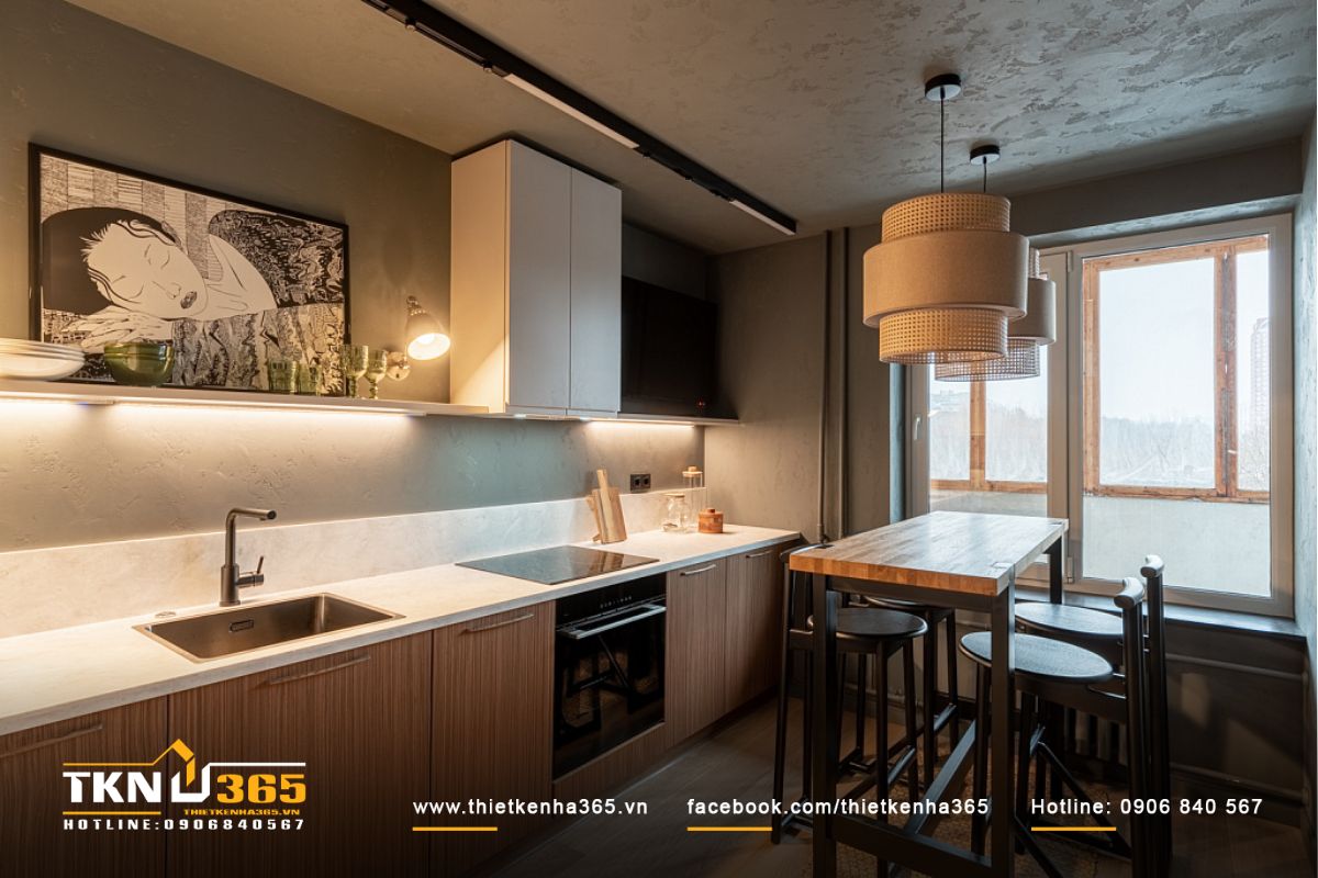 Phong cách Japandi mang hơi hướng Nhật Bản gọn gàng, tinh tế, sang trọng