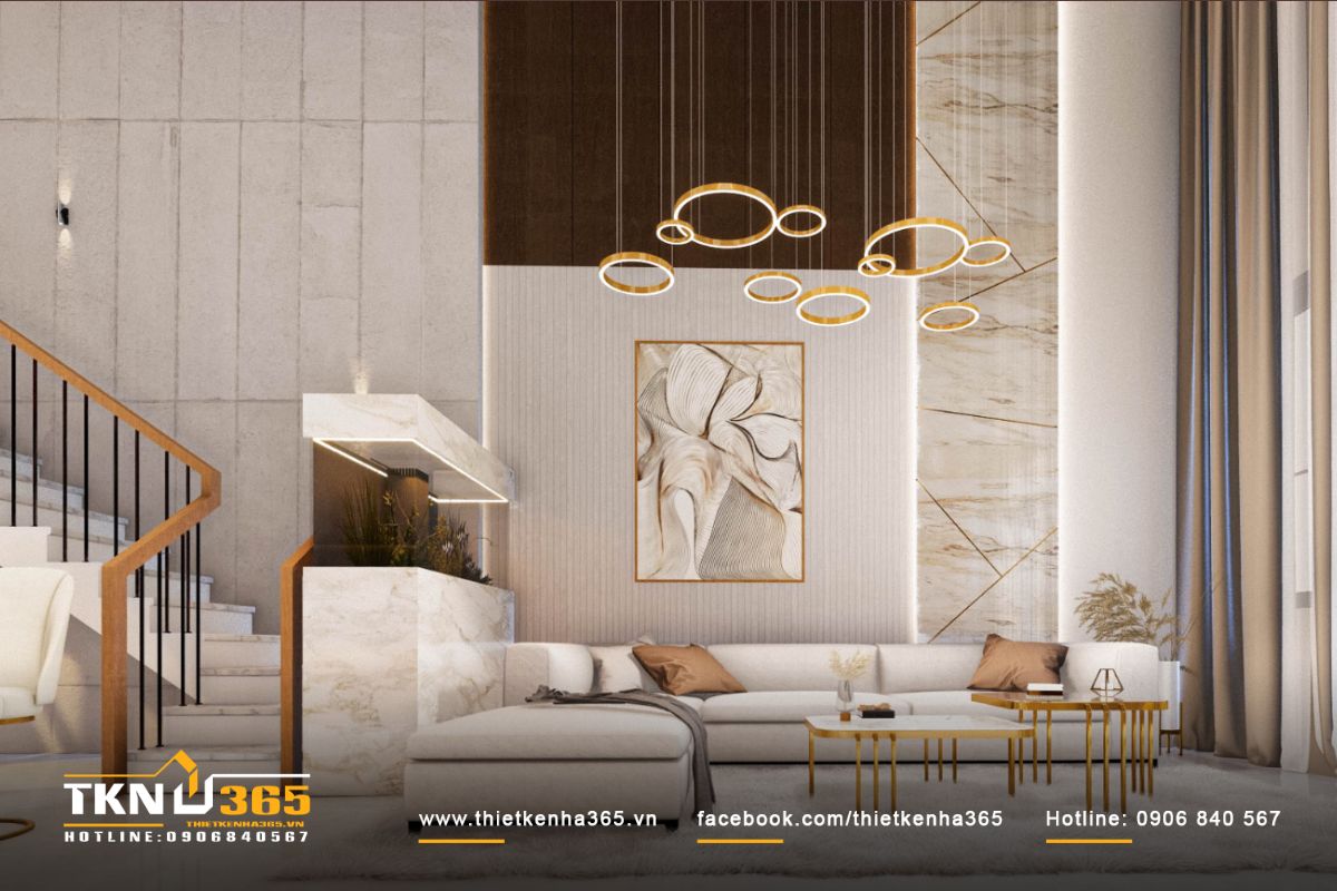 Sự giản dị được thể hiện qua việc lựa chọn nội thất ph&ugrave; hợp v&agrave; bố tr&iacute; kh&ocirc;ng gian hợp l&yacute;