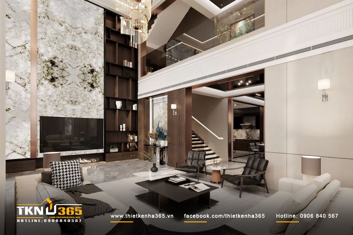 B&agrave;n tr&agrave; đ&ocirc;i được thiết kế tinh tế, kh&eacute;o l&eacute;o, tạo điểm nhấn ấn tượng cho kh&ocirc;ng gian tiếp kh&aacute;ch