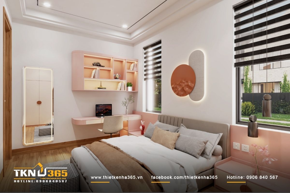 Không gian rộng rãi giúp bé thoải mái sinh hoạt, vui chơi và nghỉ ngơi