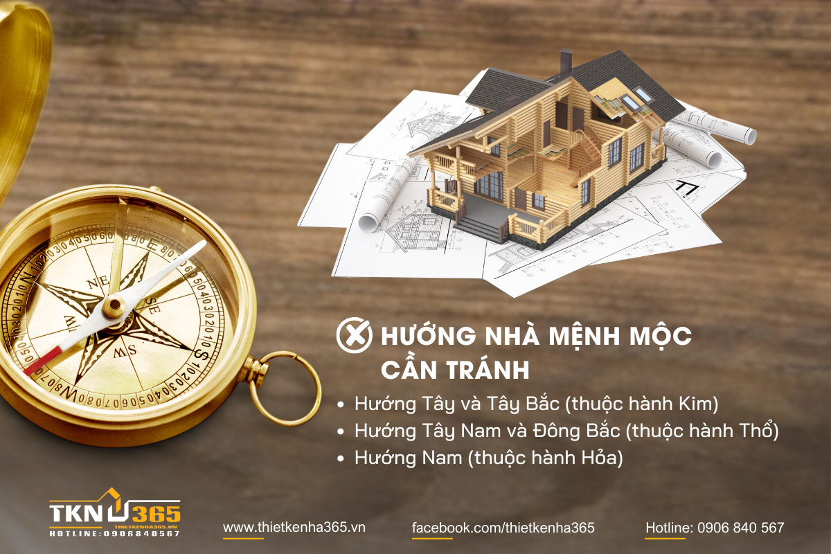 mệnh Mộc hợp hướng nào 3