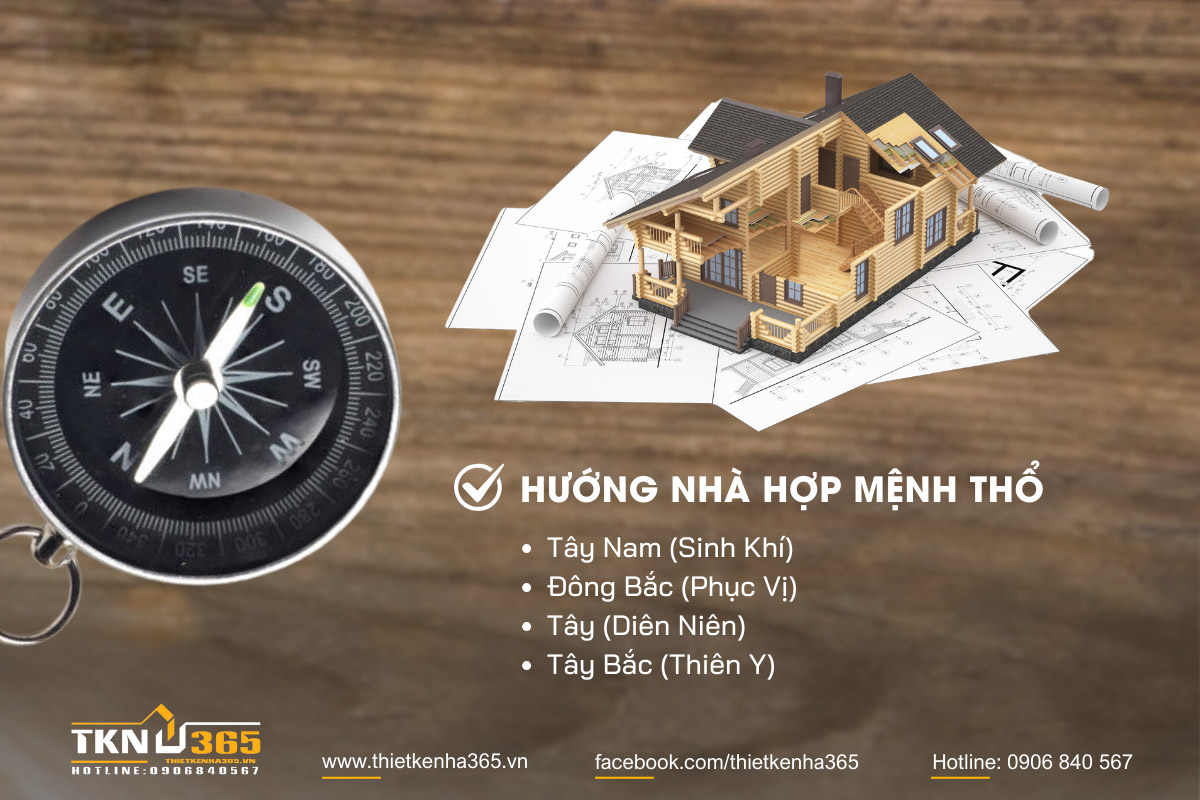 Mệnh Thổ hợp hướng nào 3