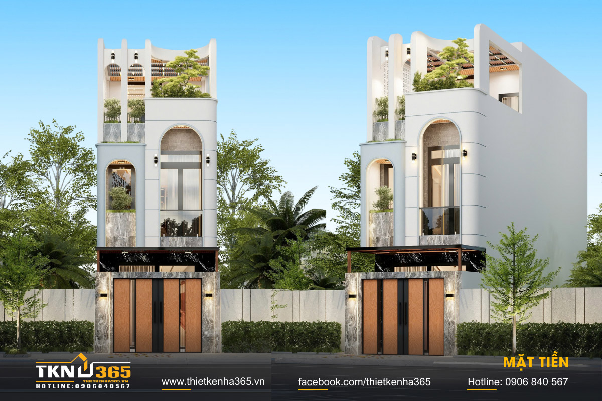 Mặt tiền mở rộng