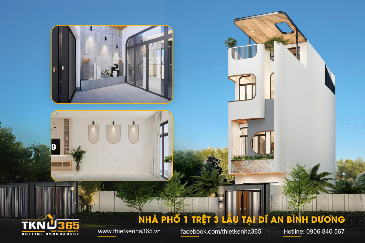 mẫu nhà phố 4 tầng 10