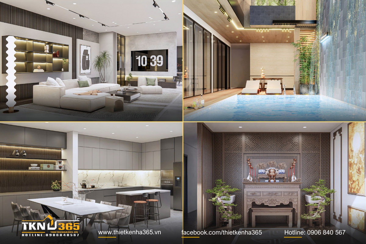 Biệt thự 3 tầng