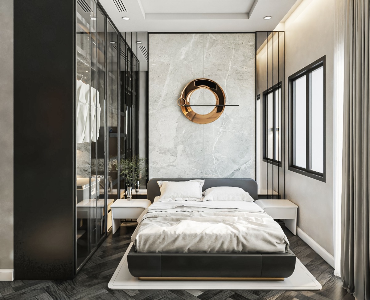 thiết kế phòng ngủ master