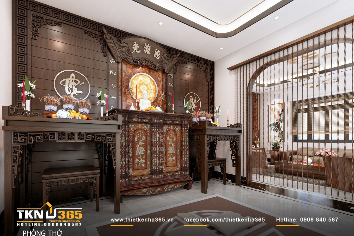 Phong thủy ph&ograve;ng thờ 1