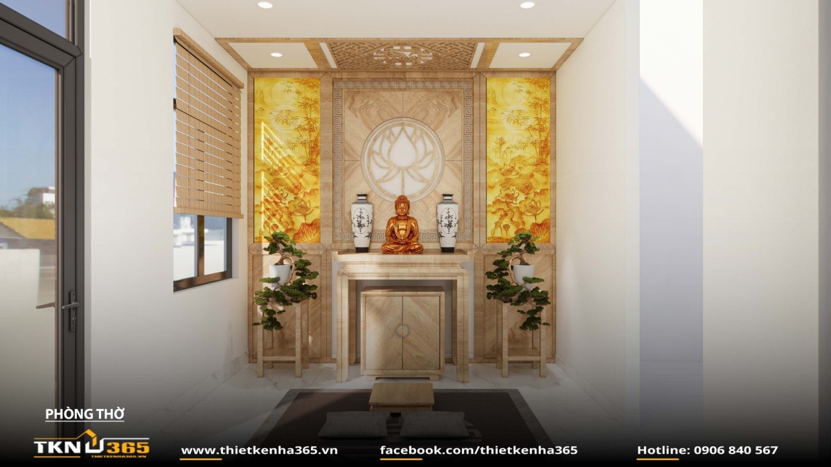 Phong thủy ph&ograve;ng thờ 3