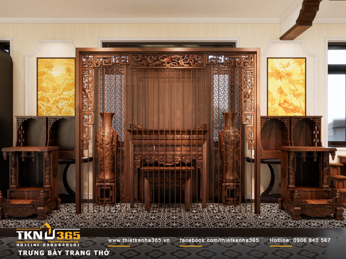 Phong thủy ph&ograve;ng thờ 6