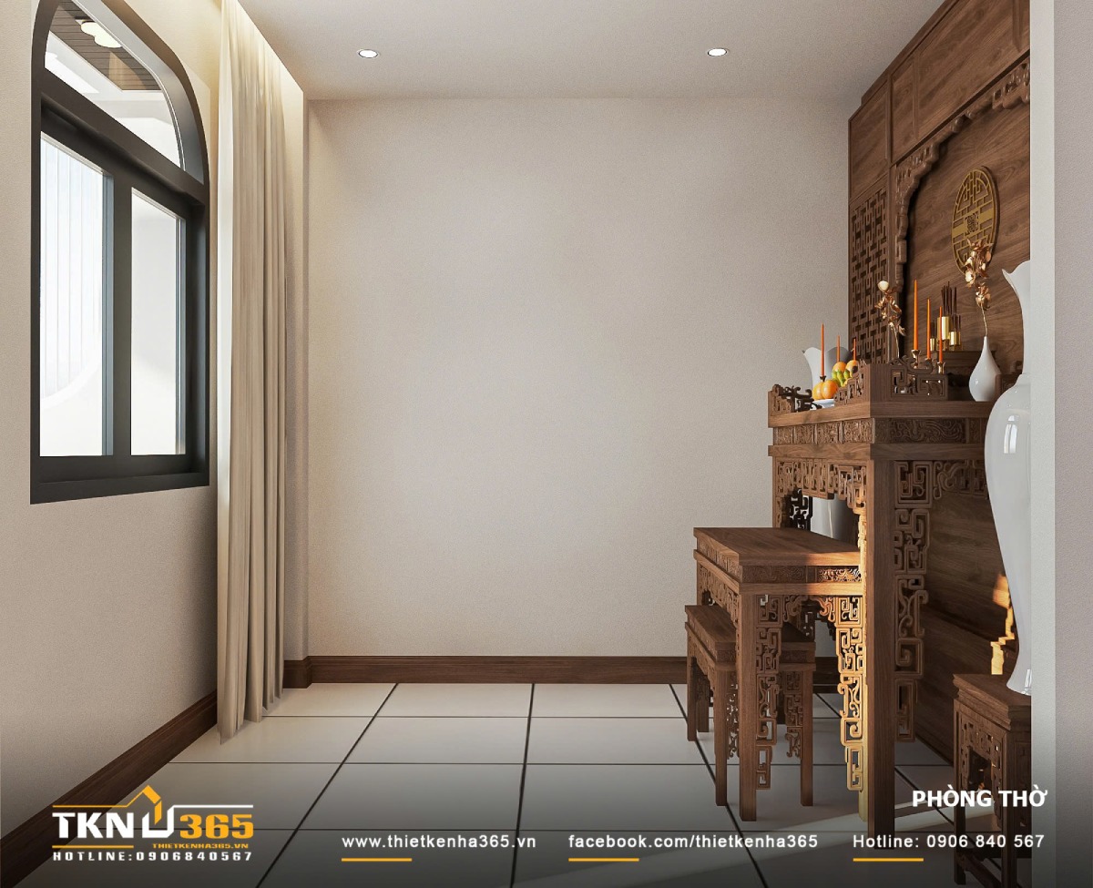 Phong thủy ph&ograve;ng thờ 7