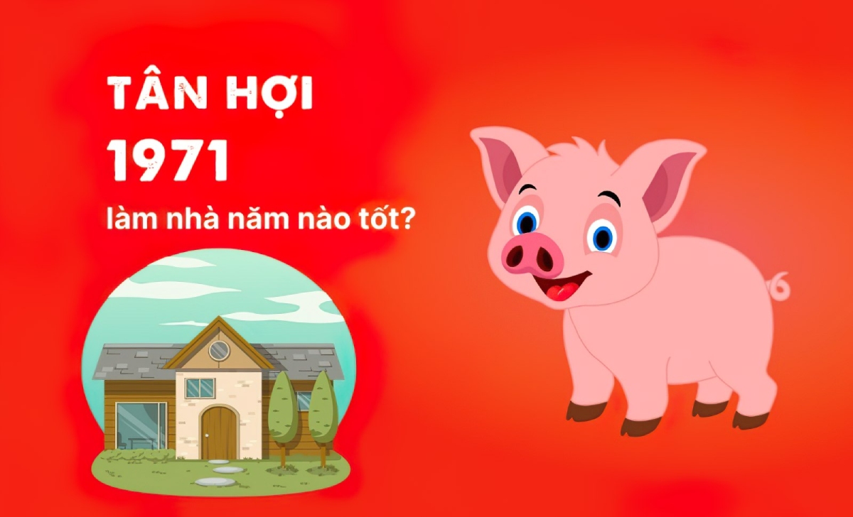 Tuổi Tân Hợi 1971 làm nhà năm nào tốt 1