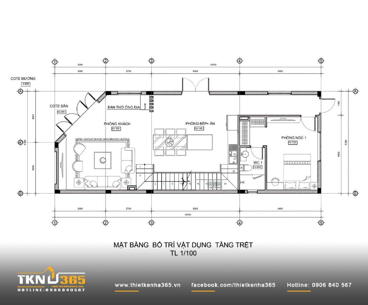 Hồ sơ thiết kế thi c&ocirc;ng nh&agrave; 1
