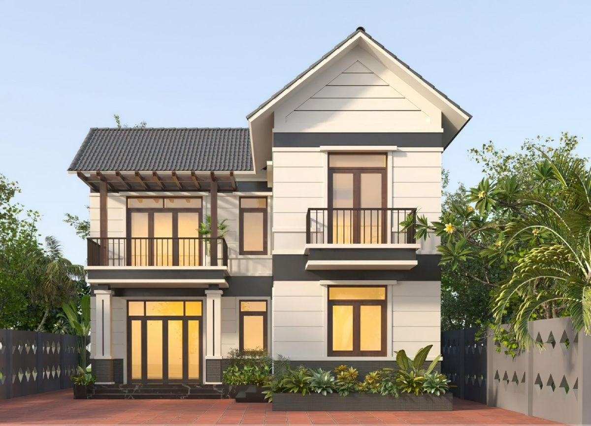 mẫu nhà 2 tầng 11