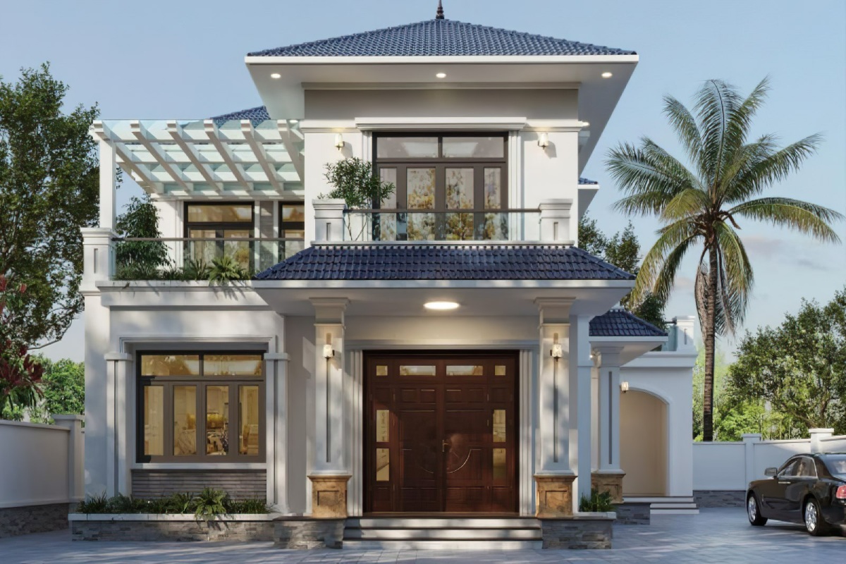 mẫu nhà 2 tầng 12