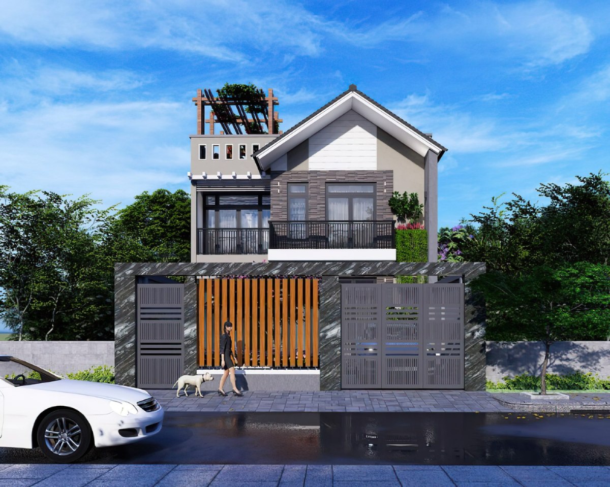 mẫu nhà 2 tầng 16