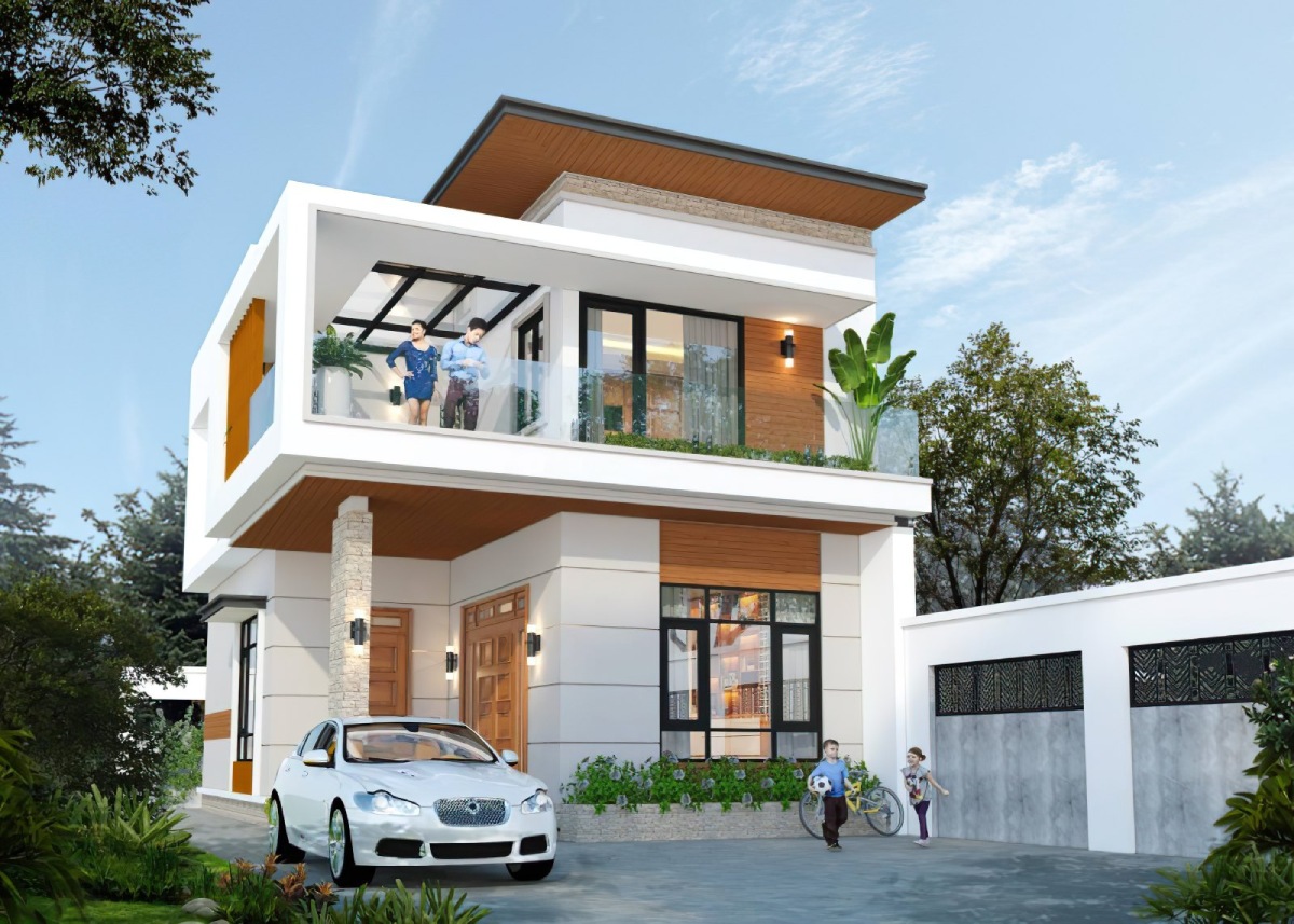 mẫu nhà 2 tầng 19