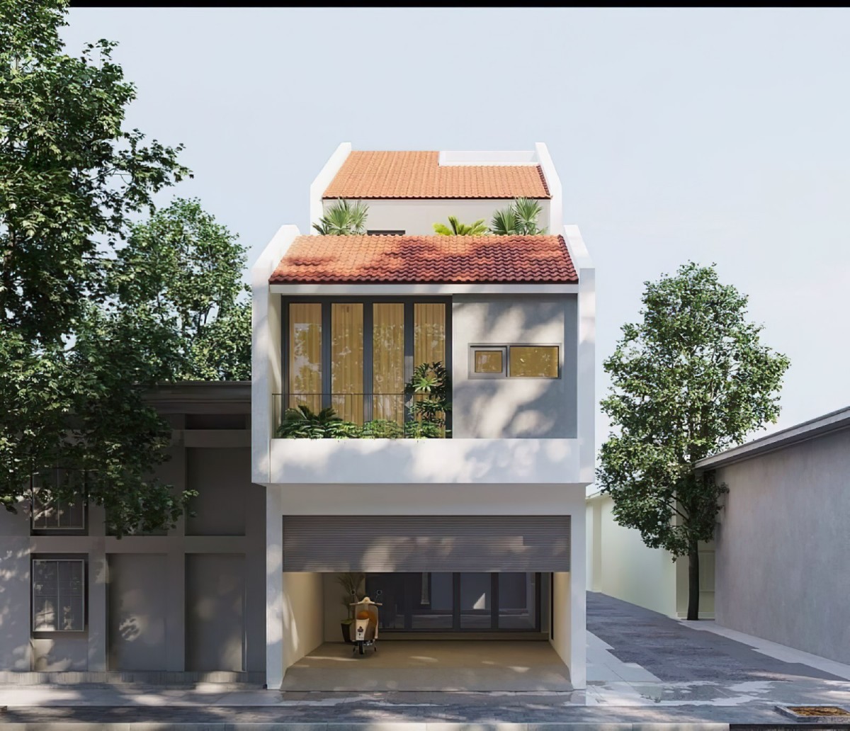 mẫu nhà 2 tầng 4